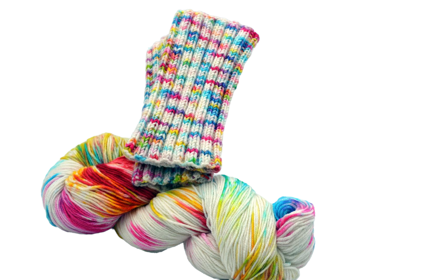 Candy & White - Sock Yarn