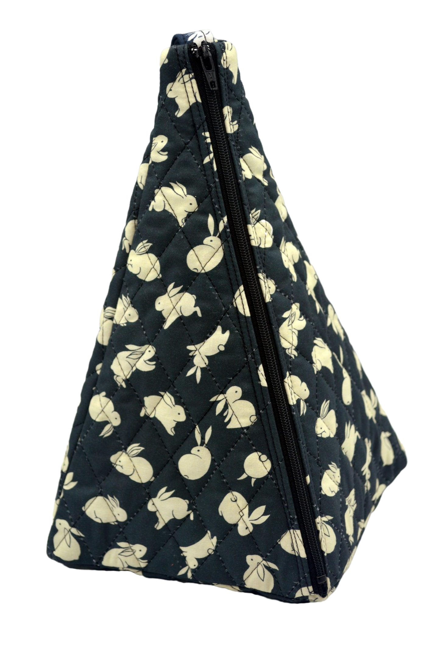 Rabbits Medium Pyramid Bag w/Black Background