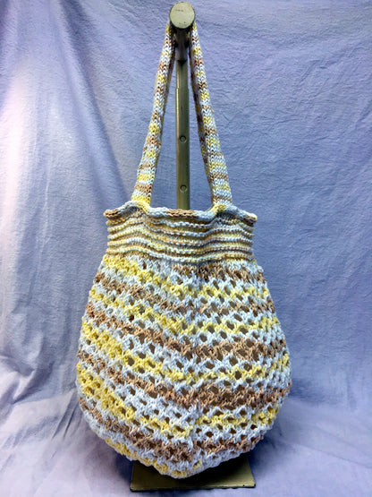 Golden Oak Knitted Market Bag