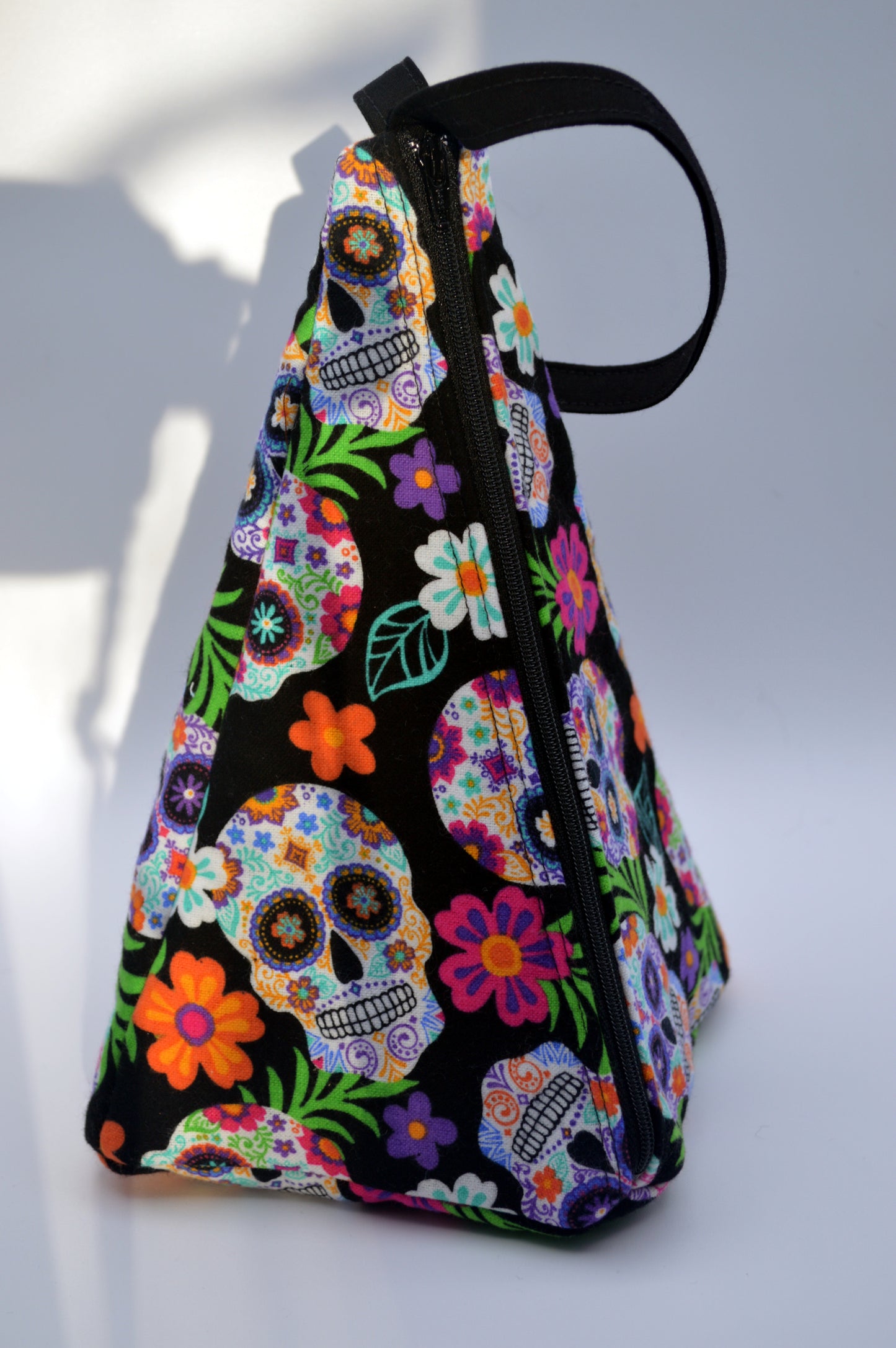 Sugar Skull Medium Pyramid Bag