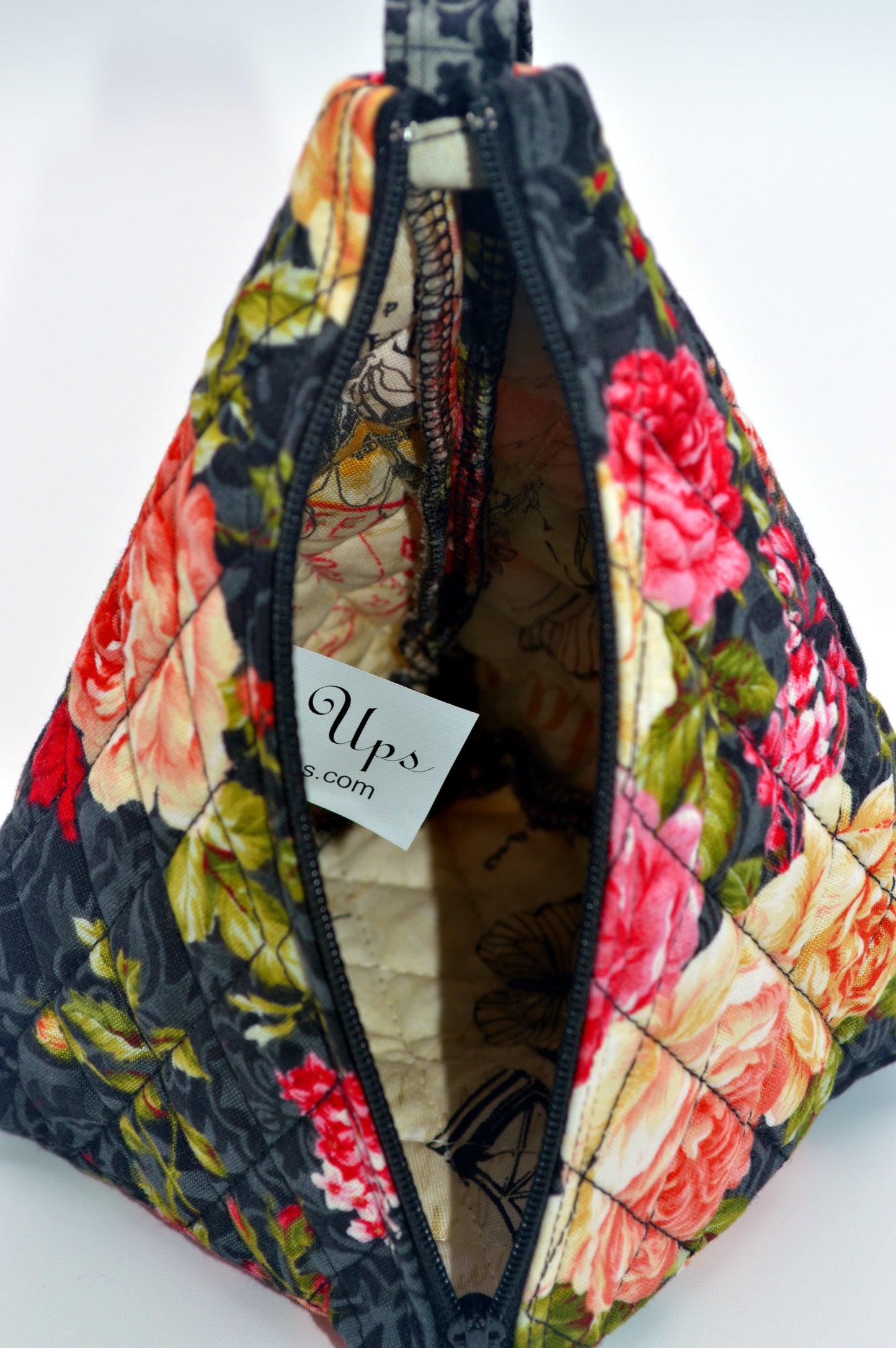 Rose Small Pyramid Knitting Bag