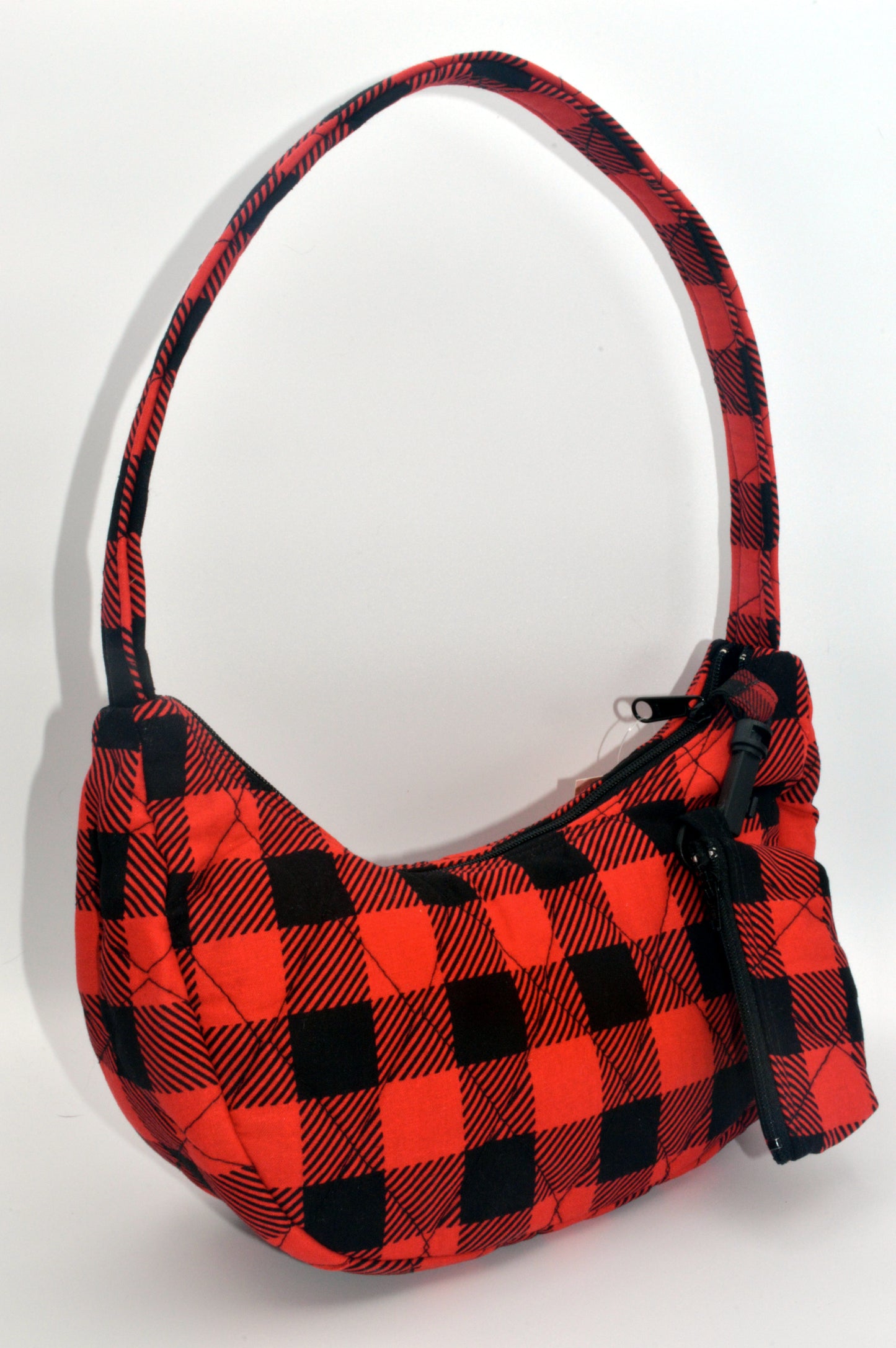 Buffalo Check Small Shoulder Purse