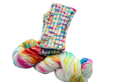 Candy & White - Sock Yarn