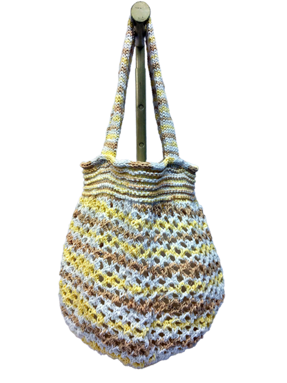Golden Oak Knitted Market Bag