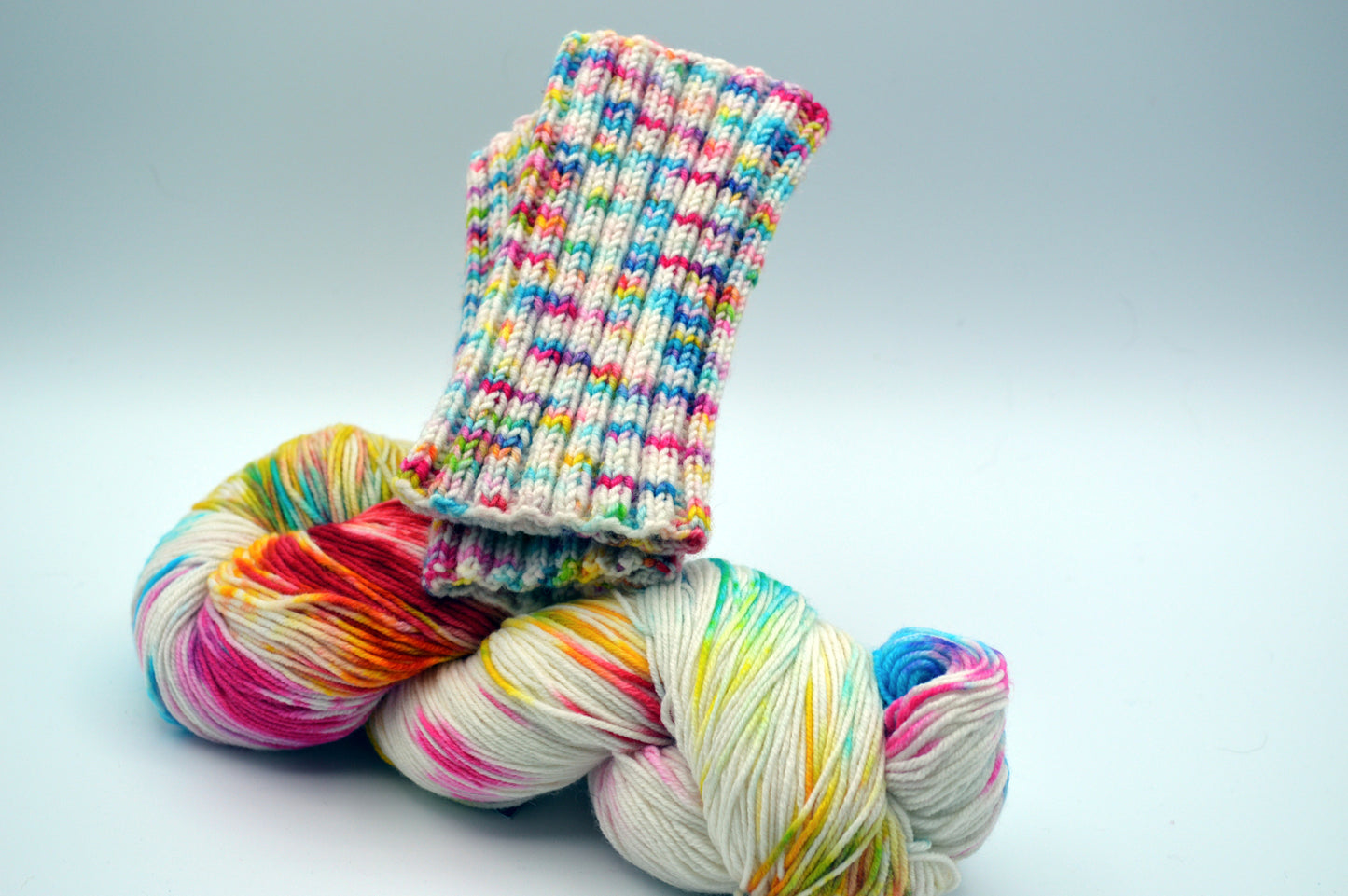 Candy & White - Sock Yarn