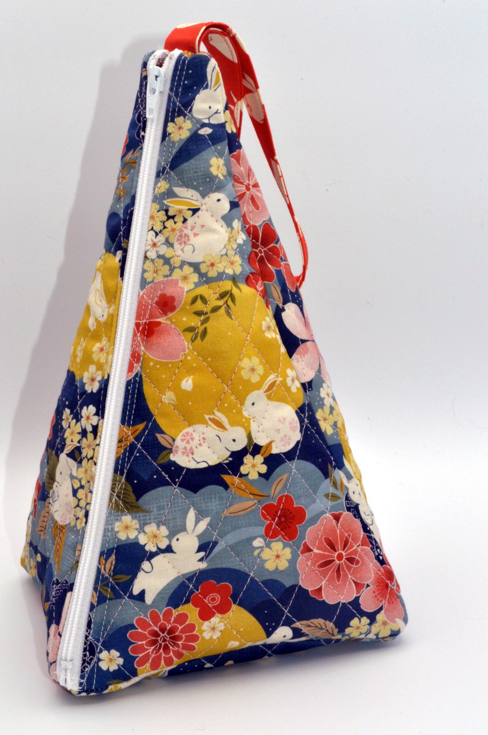 Moon Rabbit Medium Pyramid Bag w/Blue Background – Stitch Ups