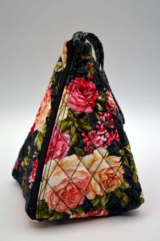 Rose Small Pyramid Knitting Bag
